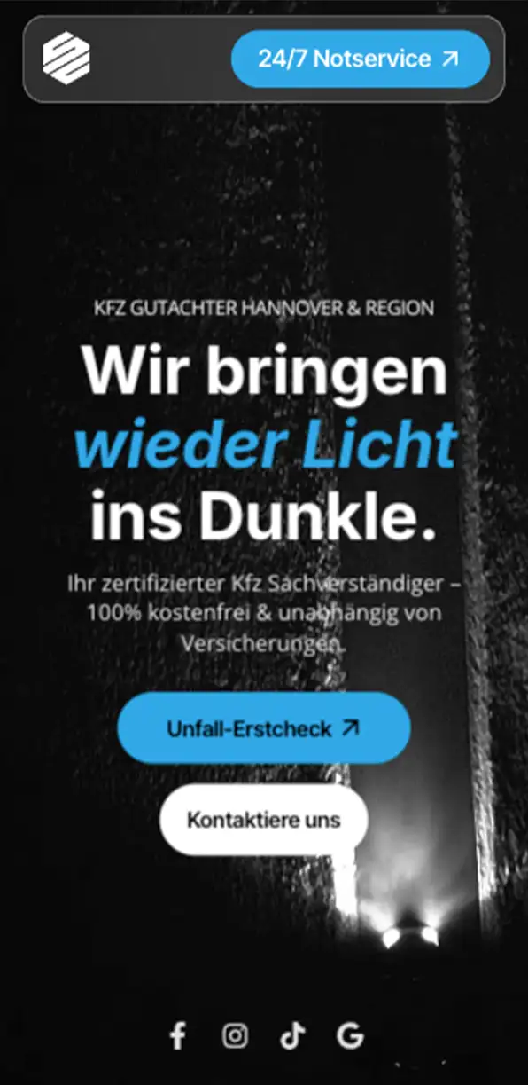 Kfz Gutachter Responsive Design